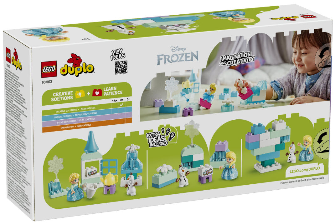 Box Rückseite: LEGO DUPLO 10462 Frozen Kreativbox mit Elsa und Olaf