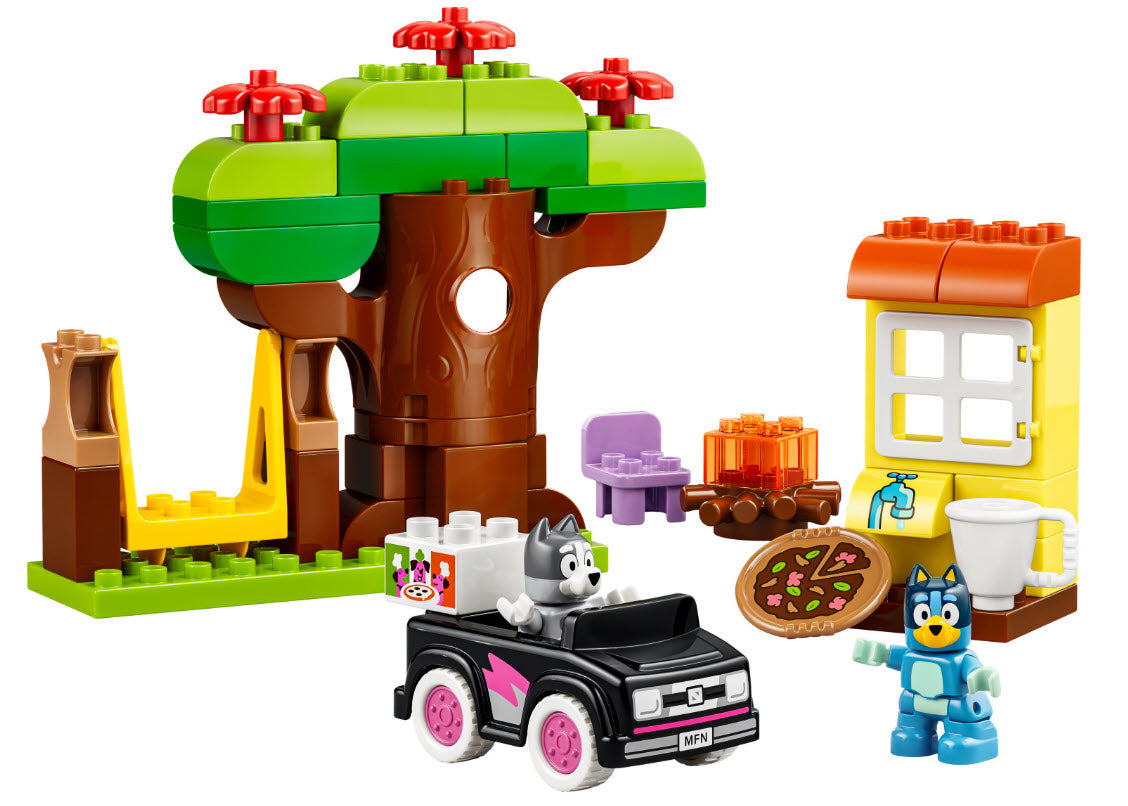 Inhalt: LEGO DUPLO 10469 Pizza-Schwestern mit Muffin und Bluey