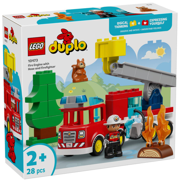 Verpackung: LEGO DUPLO 10473 Löschauto mit Schlauch und Feuerwehrmann