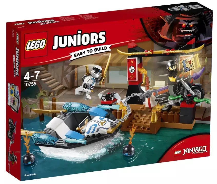 Verpackung: LEGO Junior 10755 Zanes Verfolgungsjagd mit dem Ninjaboot