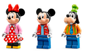 Minifiguren: LEGO Disney  10778 Micky, Minnie und Goofy auf dem Jahrmarkt