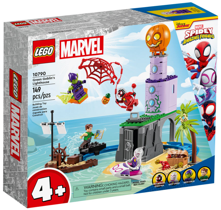 Verpackung: LEGO Super Heroes 10790 Spideys Team an Green Goblins Leuchtturm