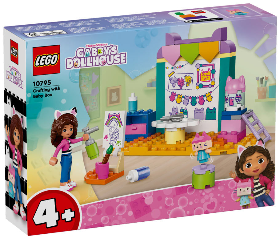 Verpackung: LEGO Gabby's Dollhouse 10795 Bastelspaß mit Baby Box