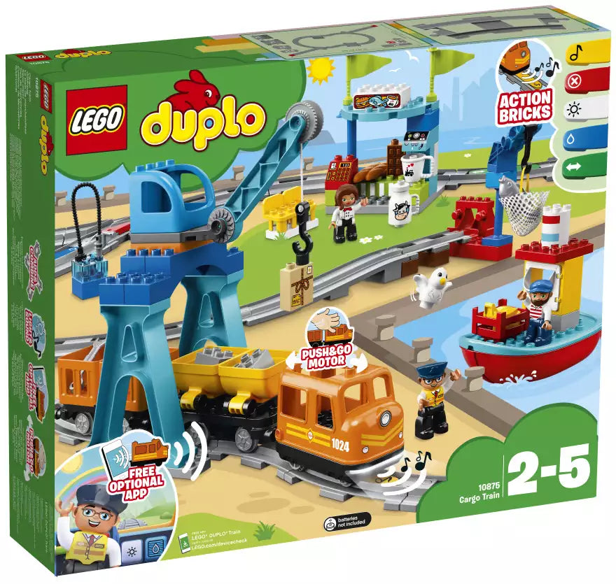 Verpackung: LEGO DUPLO Eisenbahn 10875 Güterzug