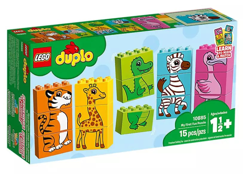 Verpackung: LEGO DUPLO 10884 Meine erste Wippe mit TierenLEGO DUPLO 10885 Mein erstes Tierpuzzle
