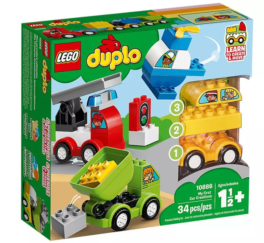 Verpackung: LEGO DUPLO 10886 Meine ersten Fahrzeuge
