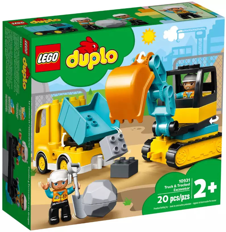 Verpackung: LEGO DUPLO 10931 Bagger und Laster