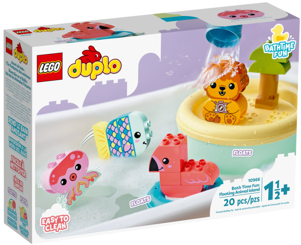 Verpackung: LEGO DUPLO 10966 Badewannenspaß: Schwimmende Tierinsel