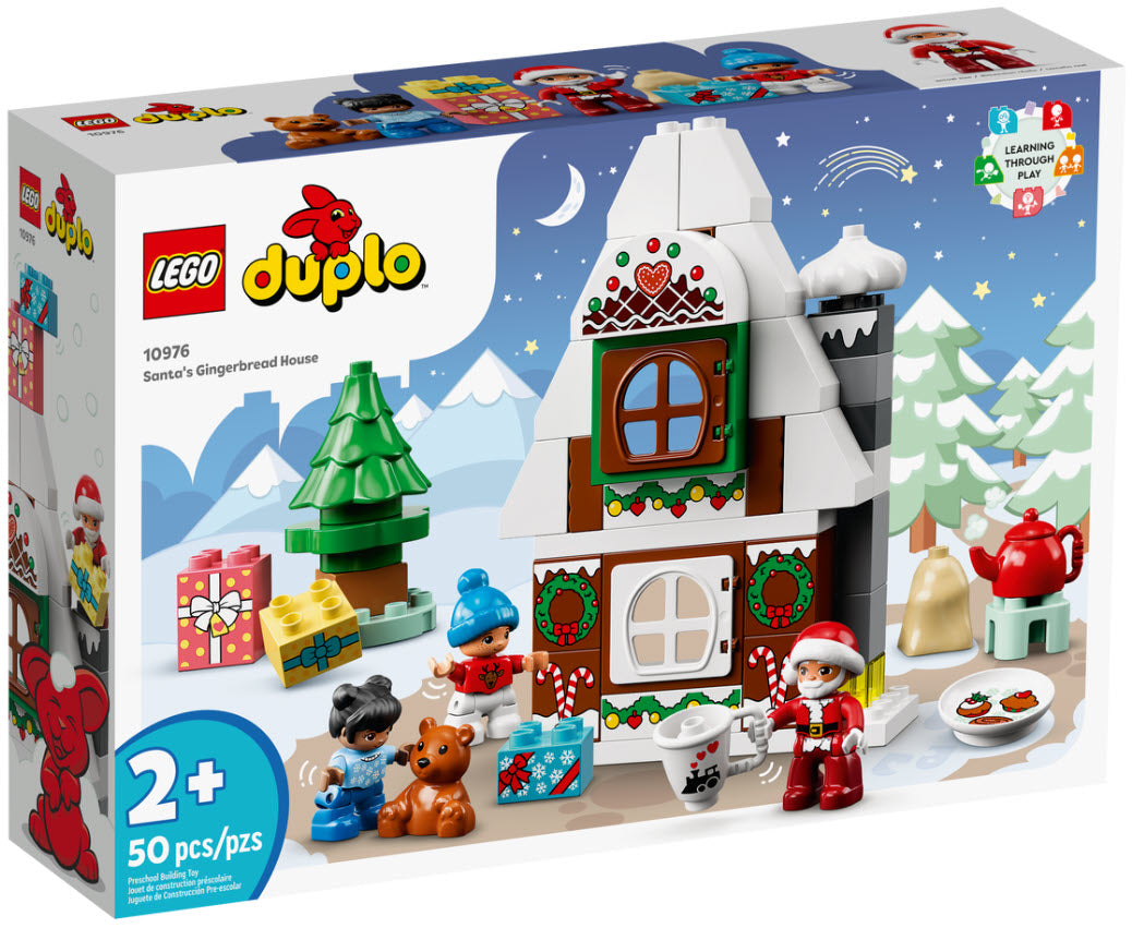 Verpackung: LEGO DUPLO 10976 Lebkuchenhaus mit Weihnachtsmann