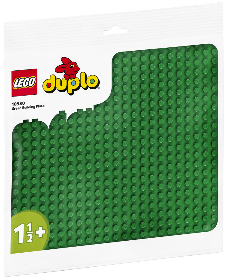 Verpackung: LEGO DUPLO 10980 Bauplatte in Grün