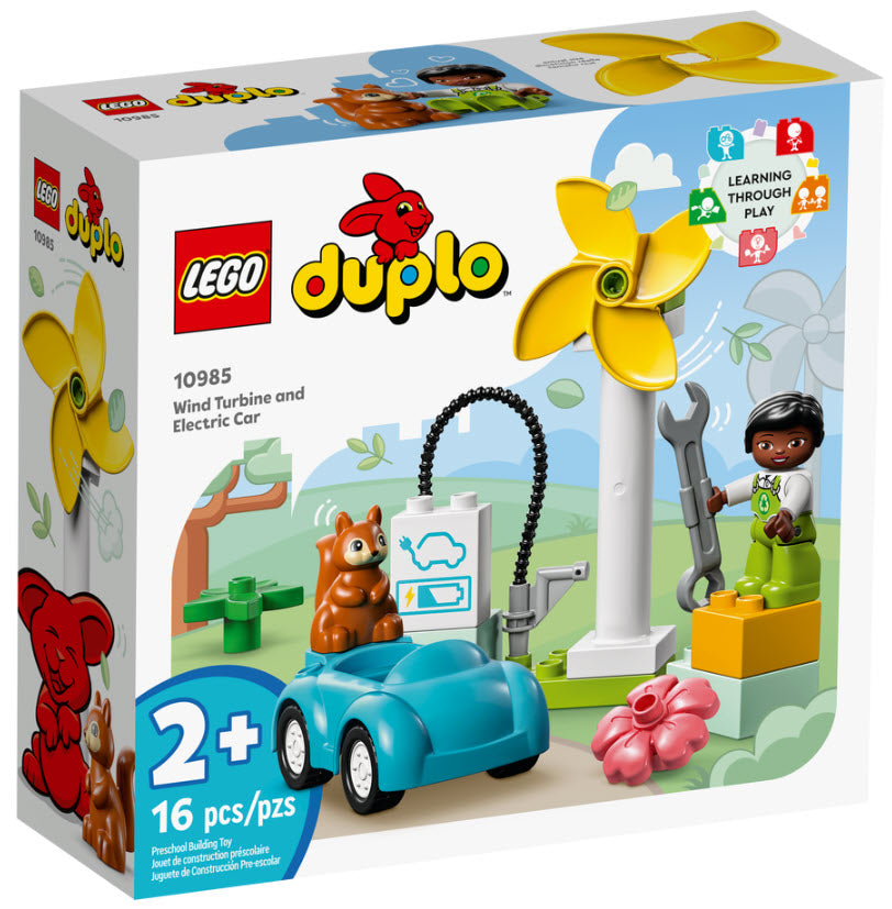 Verpackung: LEGO DUPLO 10985 Windrad und Elektroauto