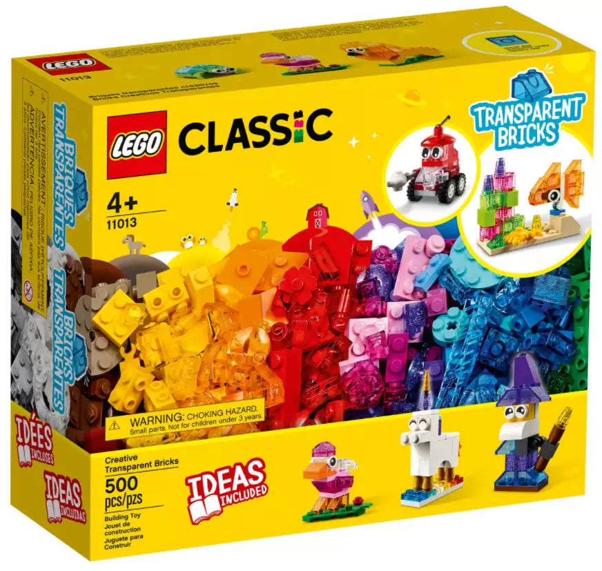 Inhalt: LEGO Classic 11013 Kreativ-Bauset mit durchsichtigen Steinen