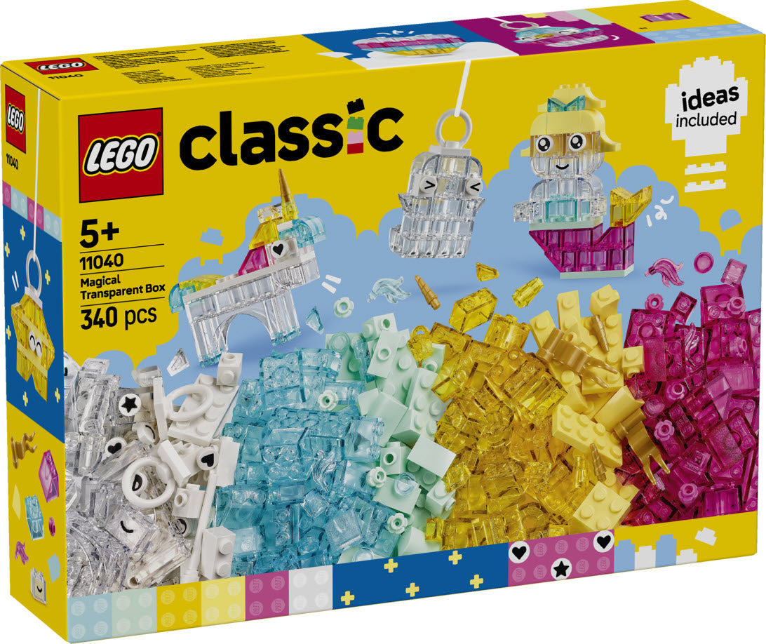 Verpackung: LEGO Classic 11040 Zauberbox mit durchsichtigen Steinen