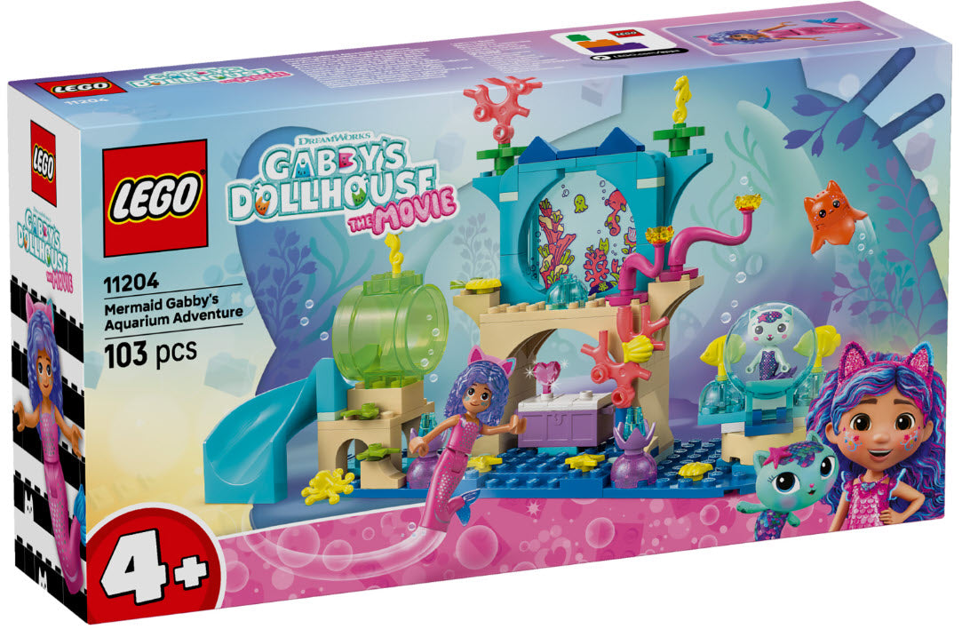 Verpackung: LEGO Gabby's Dollhouse 11204 Meerjungfrau Gabbys Aquarium Abenteuer