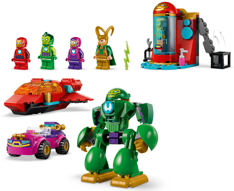 Minifiguren: LEGO Super Heroes 11211 Loki vs. Team Iron Man