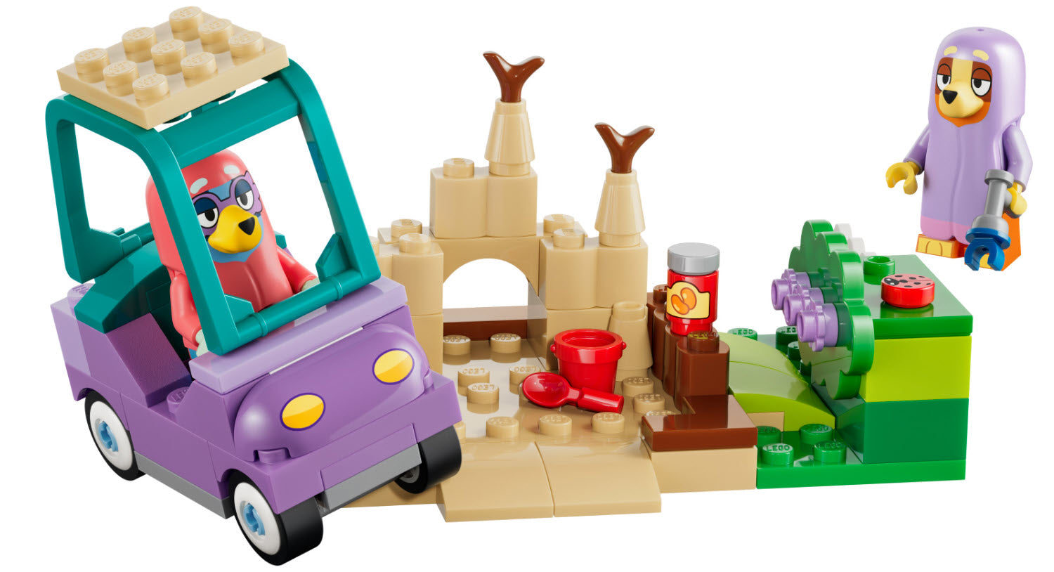 Inhalt: LEGO Bluey 11216 Omas mit Bingo und Bluey
