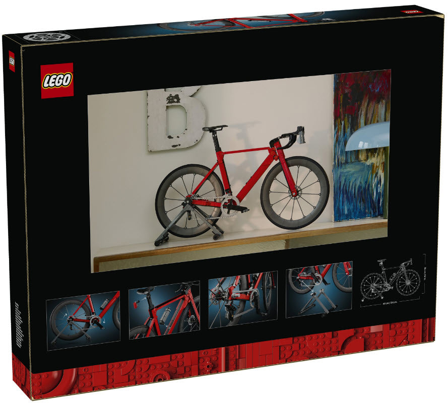 Box Rückseite: LEGO Icons 11380 Rennrad