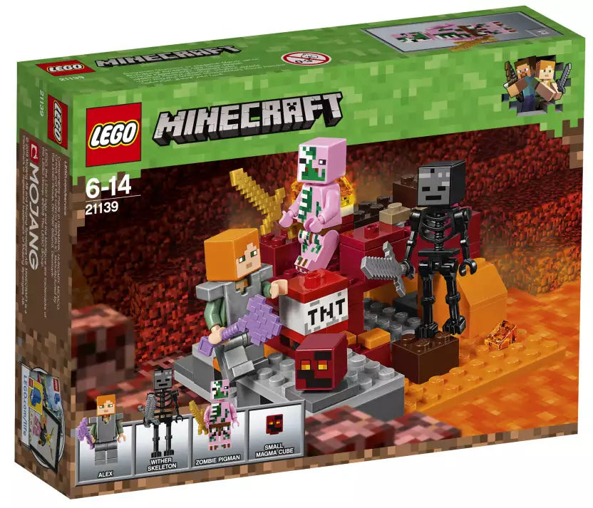 Verpackung: LEGO Minecraft 21139 Nether-Abenteuer