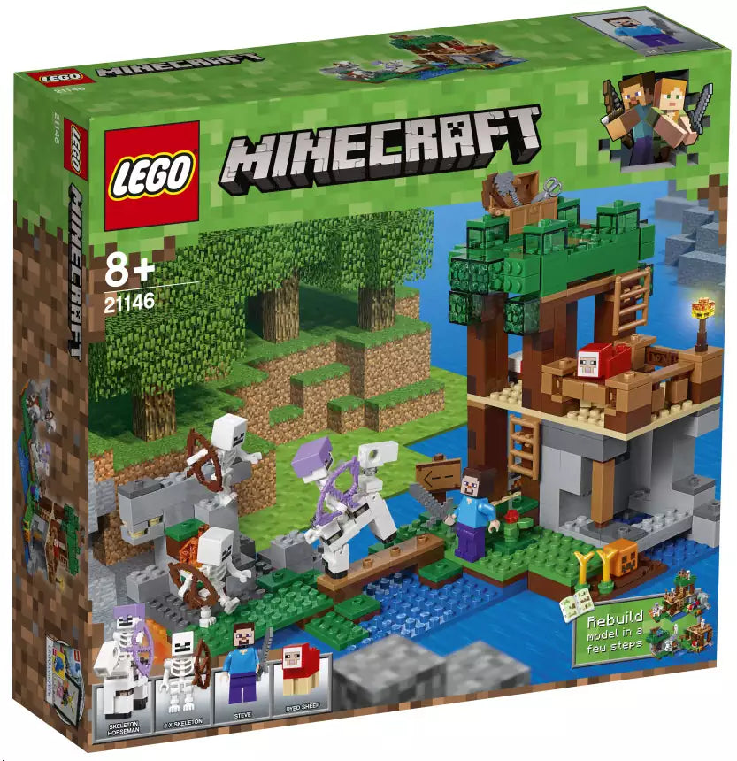 Verpackung: LEGO Minecraft 21146 Die Skelette kommen!