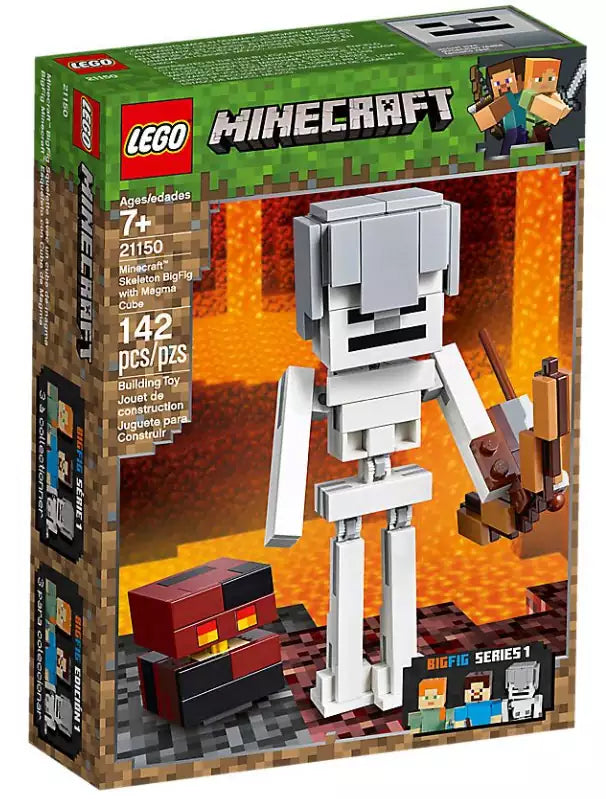 Verpackung: LEGO Minecraft 21150 Minecraft-BigFig Skelett mit Magmawürfel