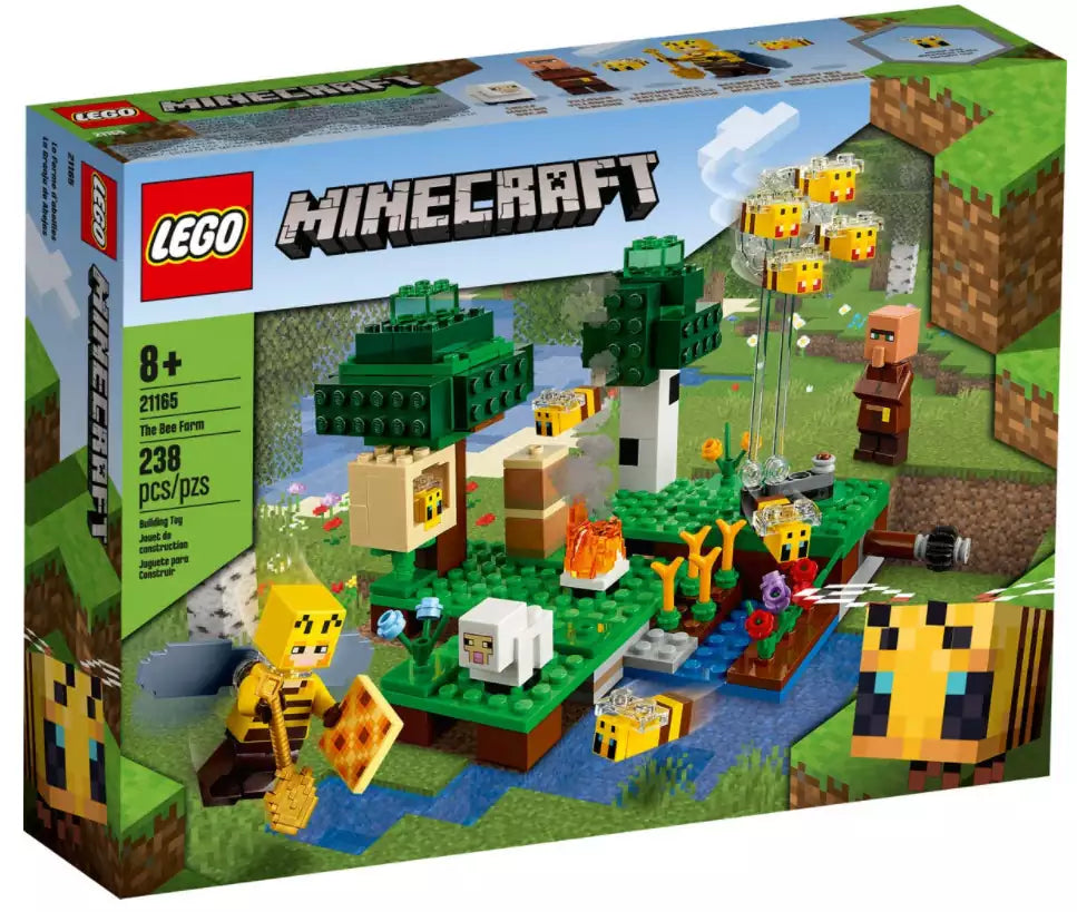 Verpackung: LEGO Minecraft 21165 Die Bienenfarm