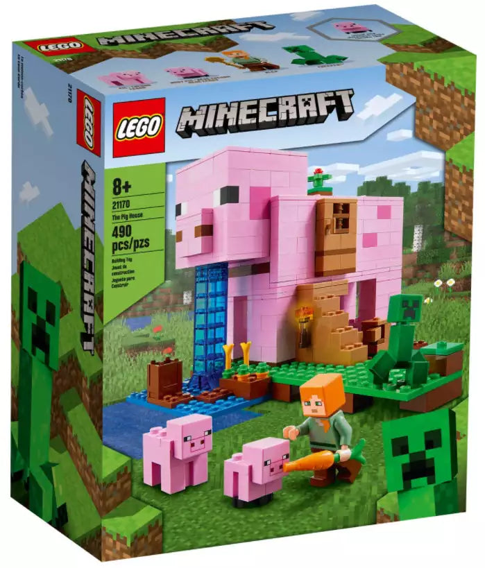 Verpackung: LEGO Minecraft 21170 Das Schweinehaus