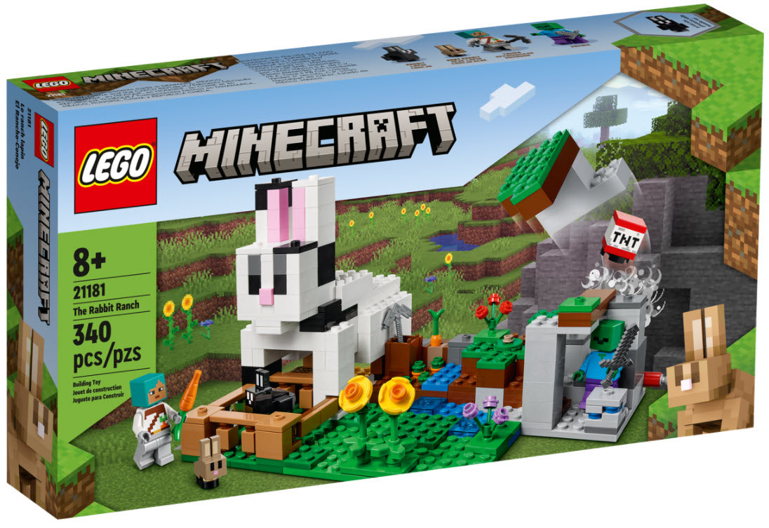 Verpackung: LEGO Minecraft 21181 Die Kaninchenranch
