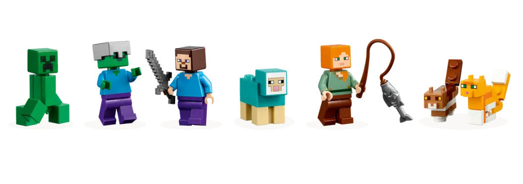 Minifiguren: LEGO Minecraft 21249 Die Crafting-Box 4.0