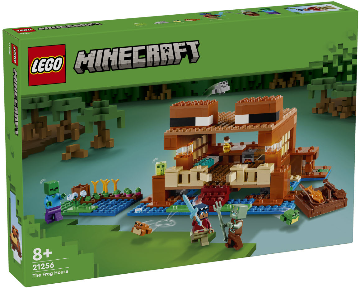 Verpackung: LEGO Minecraft 21256 Das Froschhaus