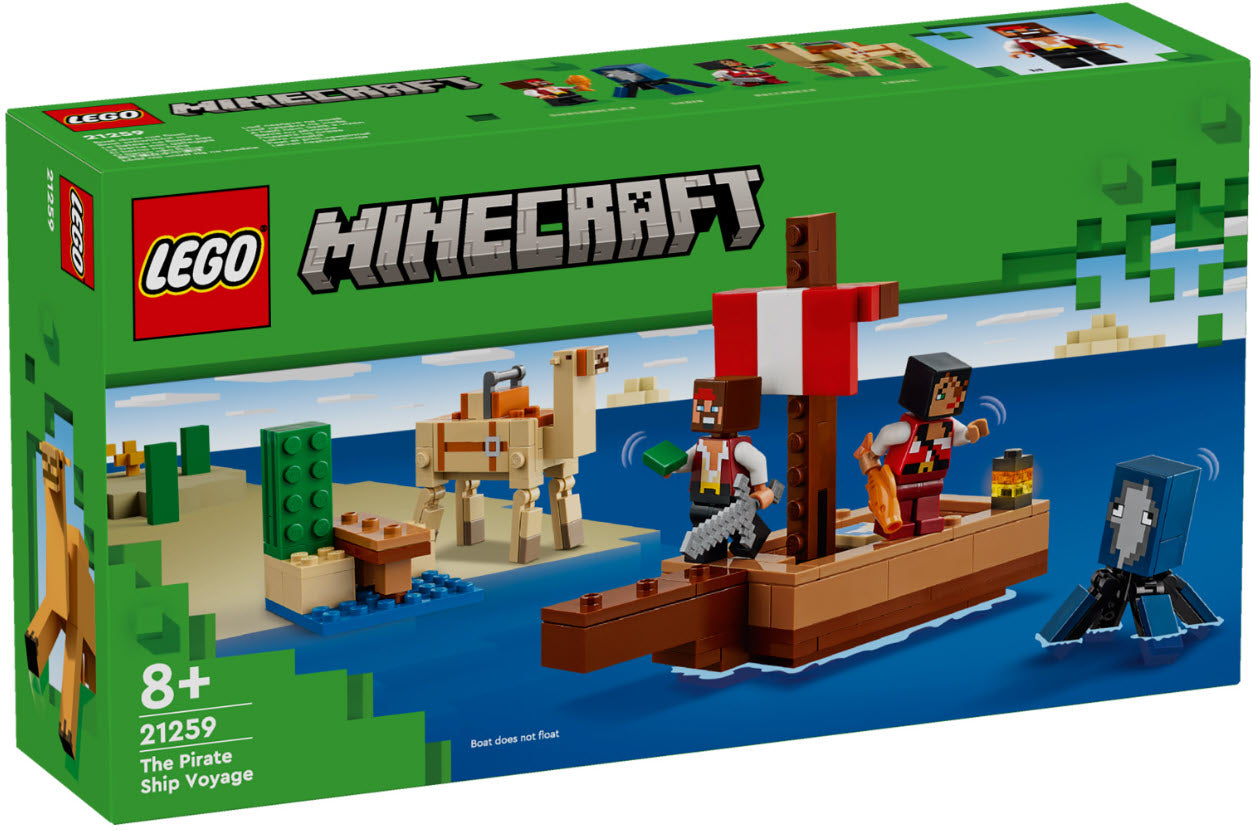 Verpackung: LEGO Minecraft 21259 Die Piratenschiffreise