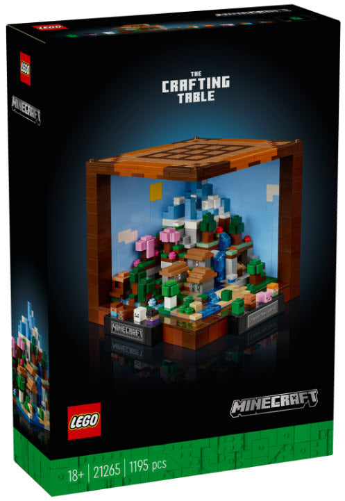 Verpackung: LEGO Minecraft 21265 Die Werkbank