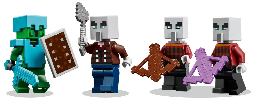 Minifiguren: LEGO Minecraft 21267 Die Illager-Wüstenpatrouille
