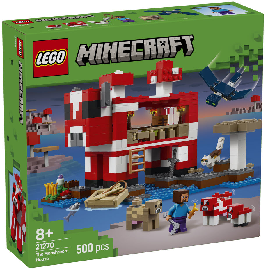 Verpackung: LEGO Minecraft 21270 Das Pilzkuh-Haus