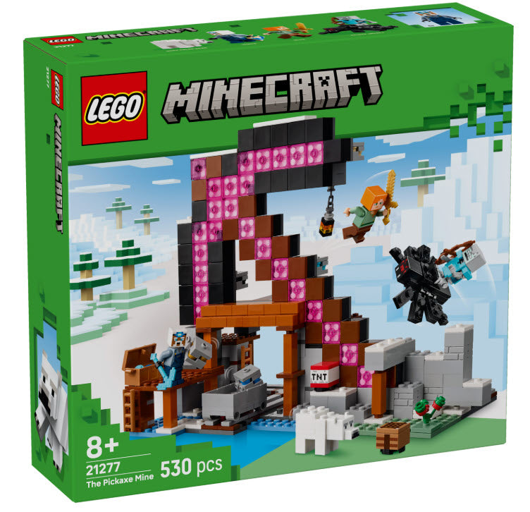 Verpackung: LEGO Minecraft 21277 Die Spitzhackenmine