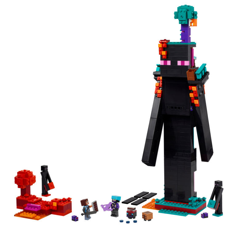 Inhalt: LEGO Minecraft 21279  Der Enderman-Turm
