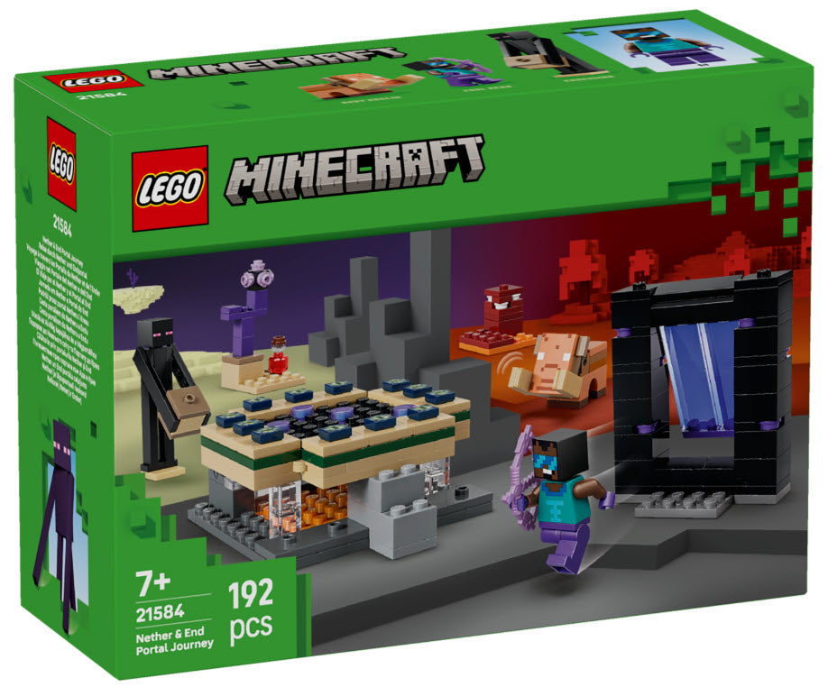 Verpackung: LEGO Minecraft 21584 Reise durch Nether und Endportal