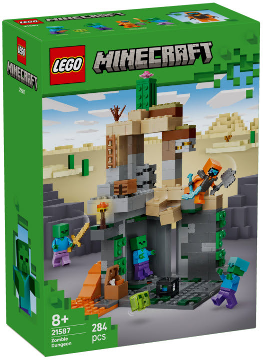 Verpackung: LEGO Minecraft 21587 Zombieverlies