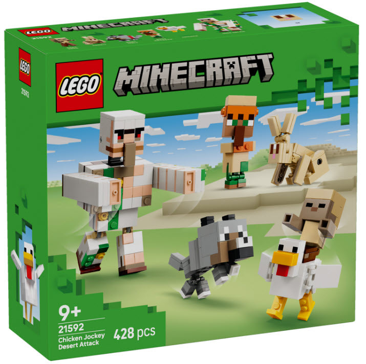 Verpackung: LEGO Minecraft 21592 Angriff des Hühnerreiters in der Wüste