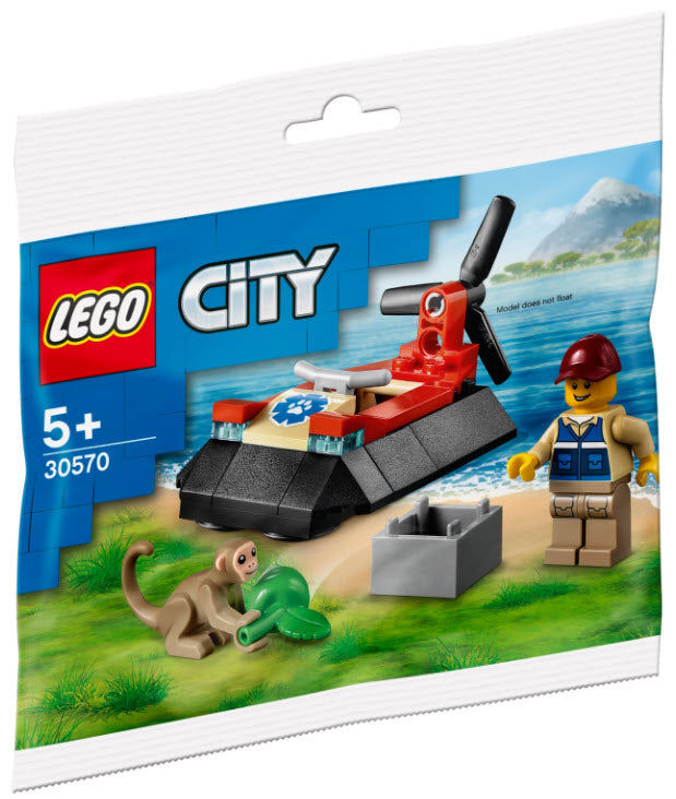 Verpackung: LEGO City 30570 Luftkissenboot für Tierrettungen