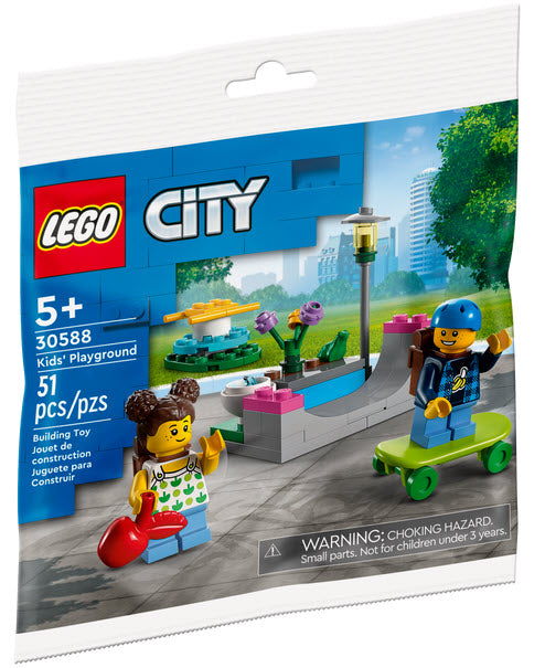 Verpackung: LEGO City 30588 Kinderspielplatz