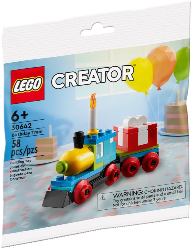 Verpackung: LEGO Creator 30642 Geburtstagszug
