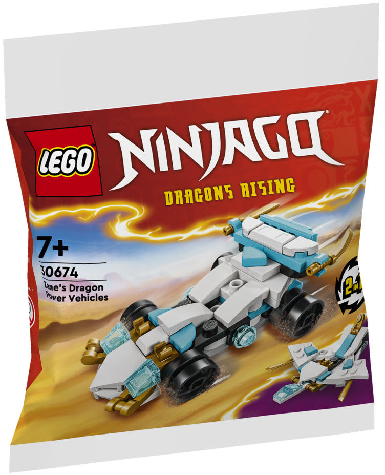 Verpackung: LEGO Ninjago 30674 Zanes Drachenpower-Fahrzeuge