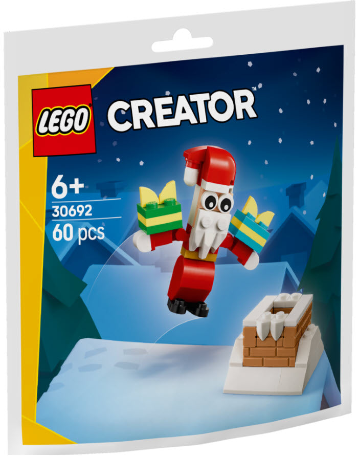 Verpackung: LEGO Creator 30692 Der Weihnachtsmann im Schornstein
