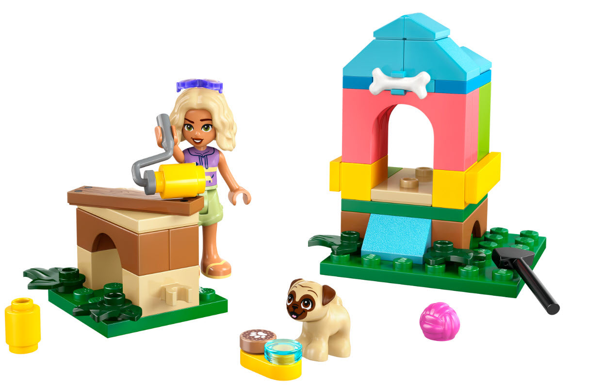 Inhalt: LEGO Friends  30697 Novas selbstgebaute Hundehütte