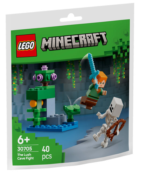 Verpackung: LEGO Minecraft 30705 Showdown in der Üppigen Höhle