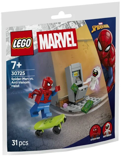 Verpackung: LEGO Super Heroes 30725 Spider-Man Stoppt Anti-Venoms Coup