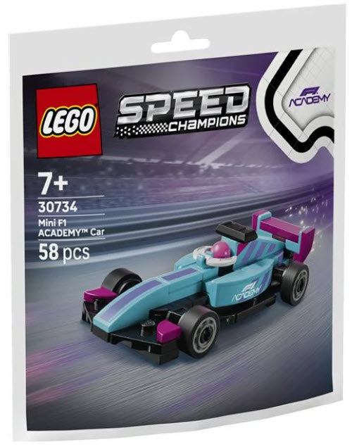 Verpackung: LEGO Speed Champions 30734 F1 ACADEMY Mini-Auto