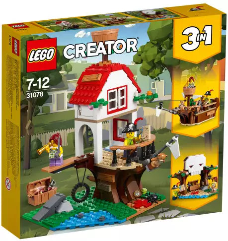 Verpackung: LEGO Creator 31078 Baumhausschätze