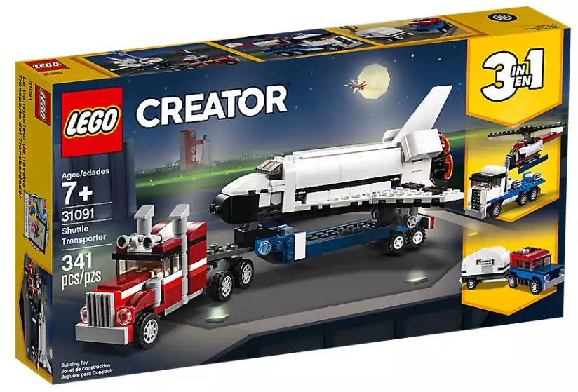 Verpackung: LEGO Creator 31091 Transporter für Space Shuttle