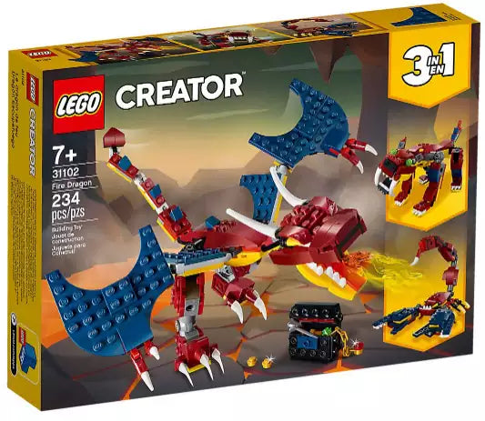 Verpackung: LEGO Creator 31102 Feuerdrache